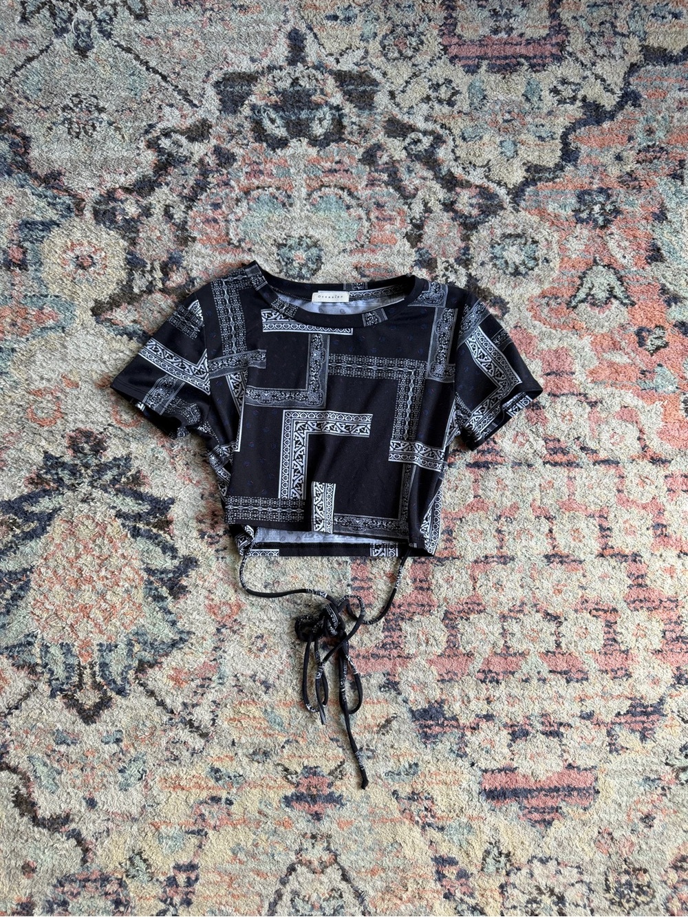 Paisley Crop Top